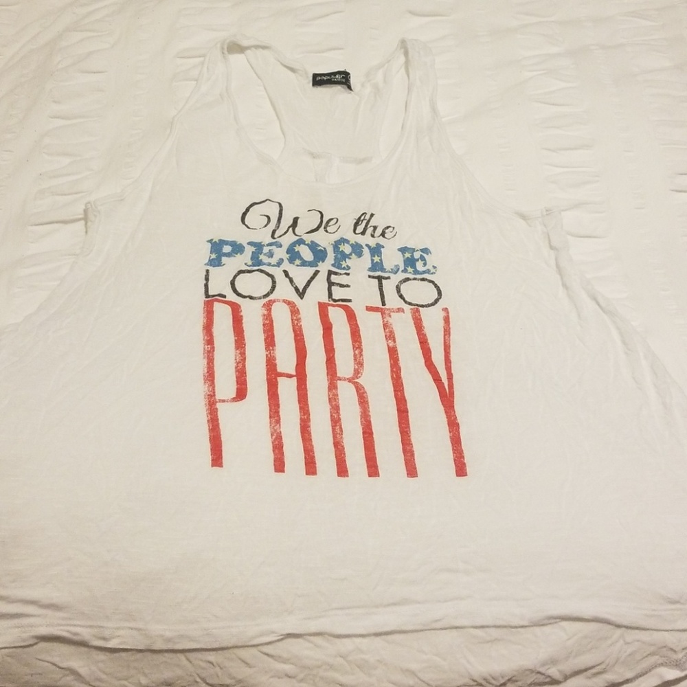 Tank top party 4th of July patriotic